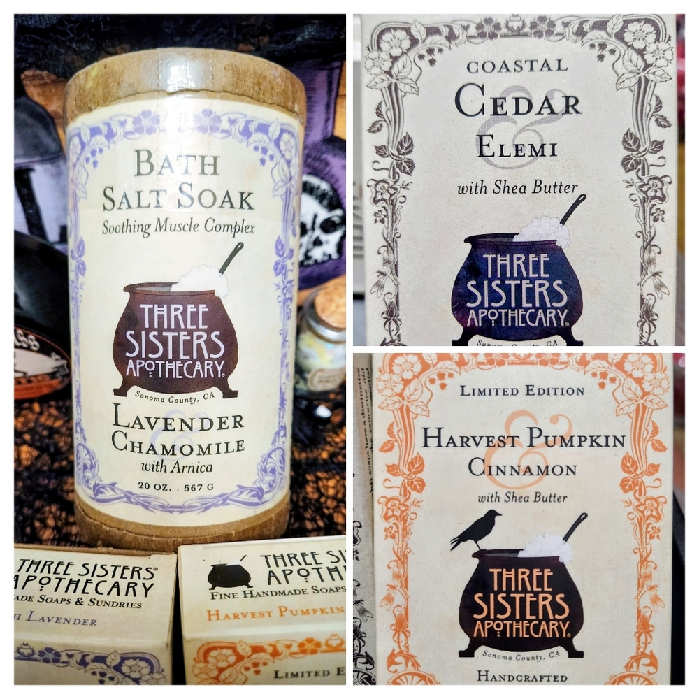 Lavender Chamomile Bath Salt Soak Set